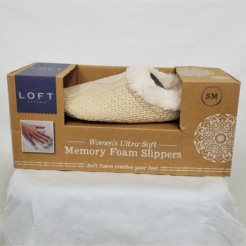Loft Living Memory Foam Women's Slippers